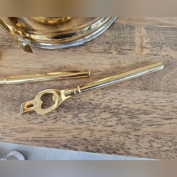 Vintage Brass Ice Bucket & Barware - Picture 6 of 11